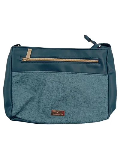 Daniel Hechter Damen Umhängetasche Petrol Kunstleder Elegant 31x21cm