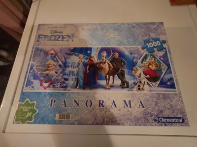 Clementoni Disney Die Eiskönigin Panorama Puzzle 1000 Teile Elsa Anna Olaf