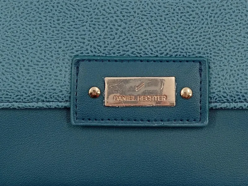 Daniel Hechter Damen Geldbörse Petrol Leder Elegant Portemonnaie 3