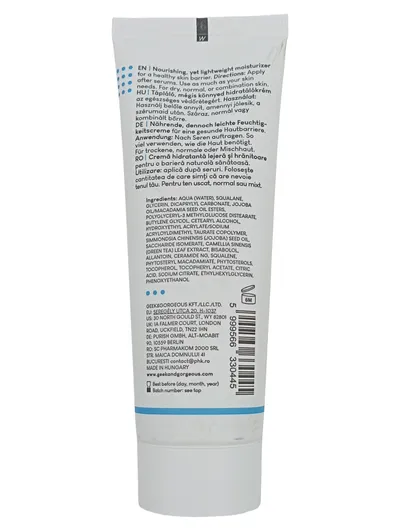 Geek & Gorgeous Happier Barrier Moisturizer 7% Squalane 3% Lipids 50ml