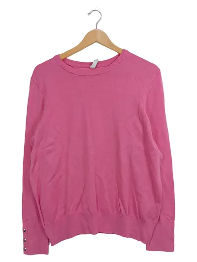 EVER.ME Damen Pullover Langarmshirt Pink Gr. 40/L Casual