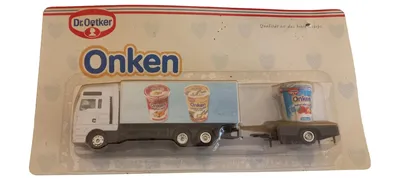 Dr. Oetker Werbetruck Modellauto LKW Transporter Weiß 17cm OVP