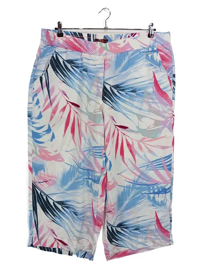 CECIL Damen Shorts XXL Palmenprint Viskose Mehrfarbig Tropical