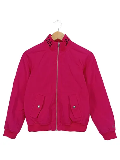 Calvin Klein Jeans Kinder Bomberjacke Pink Gr. 146/12 Baumwolle