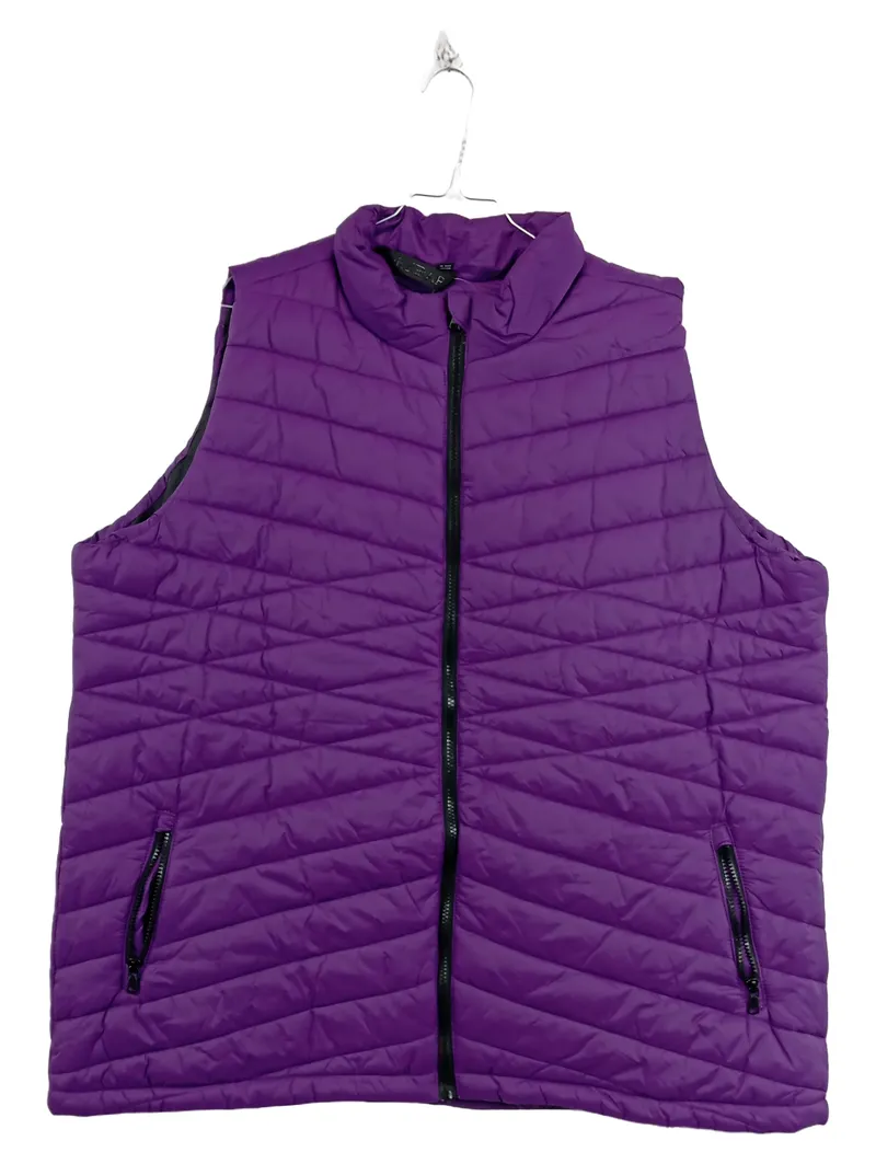Ulla Popken Damen Steppweste Lila Gr. 50/52 Weste Outdoor 1