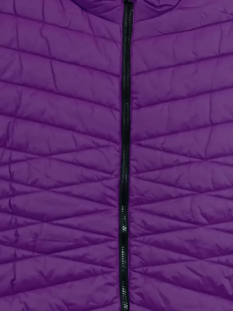 Ulla Popken Damen Steppweste Lila Gr. 50/52 Weste Outdoor 4