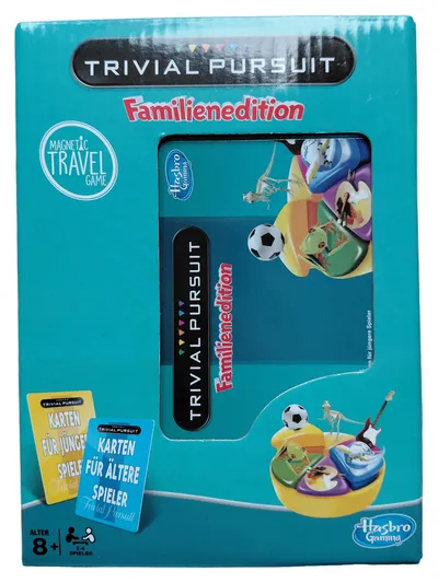 Hasbro Trivial Pursuit Familienedition Quizspiel Magnetisch Reise