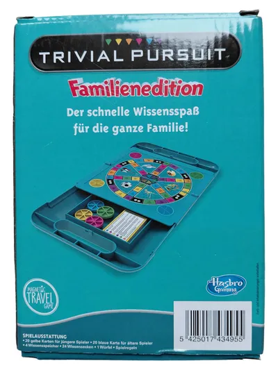 Hasbro Trivial Pursuit Familienedition Quizspiel Magnetisch Reise