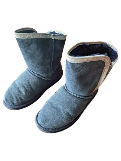 EMU Australia Damen Schneestiefel Grau Gr. 39 Lammfell Wasserfest