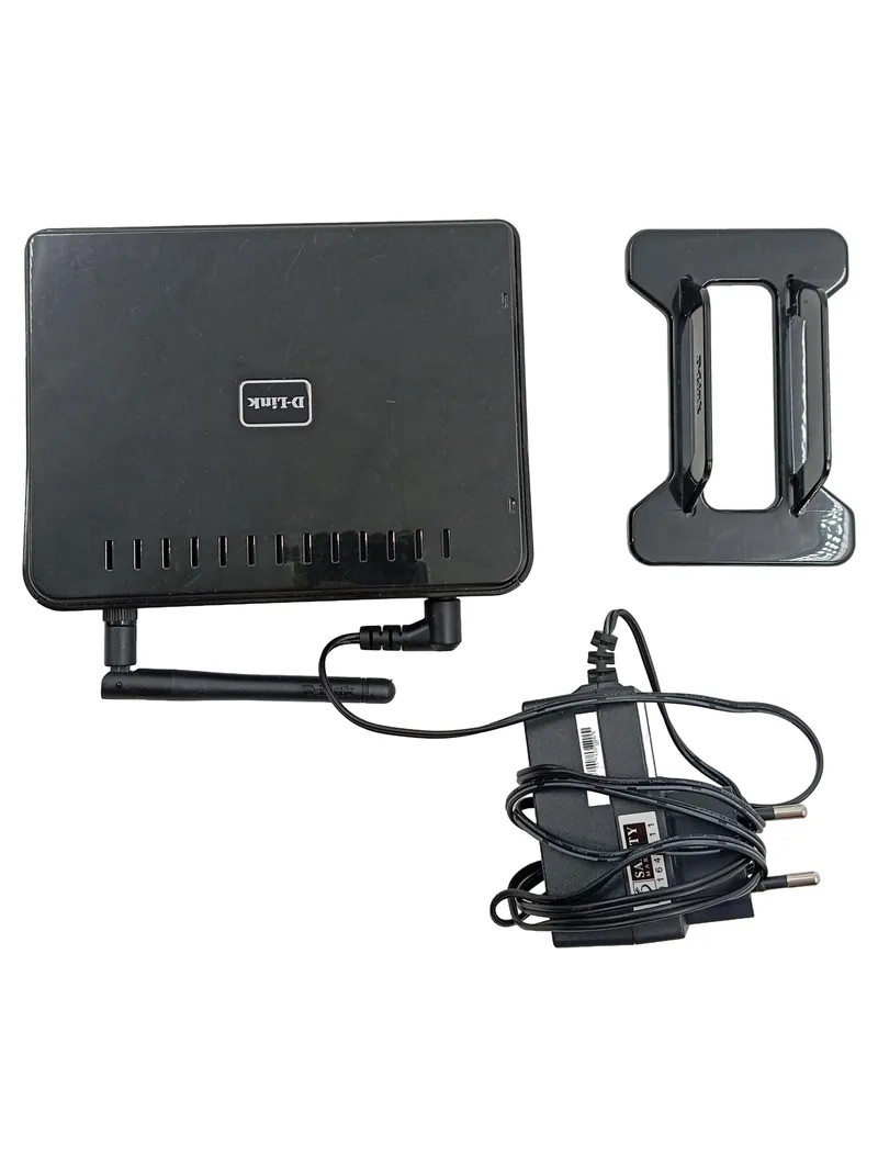 D-Link DIR-600 Router WLAN Wireless N 150 Schwarz Gebraucht Netzteil 4