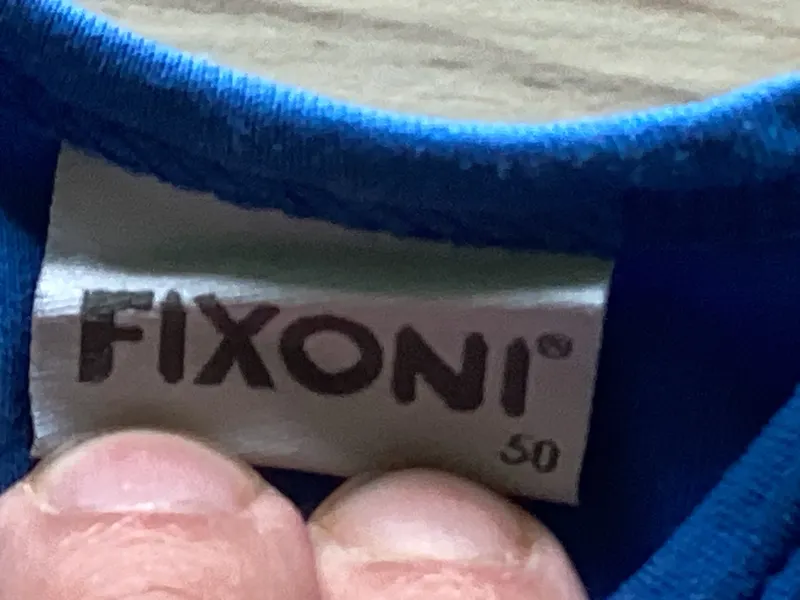 FIXONI Baby Body Baumwolle Gr. 50 Jungen Tiermotive Applikationen Blau 6