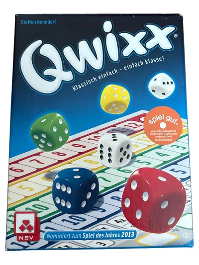NSV Qwixx Würfelspiel Steffen Benndorf Spiel des Jahres nominiert Familienspiel