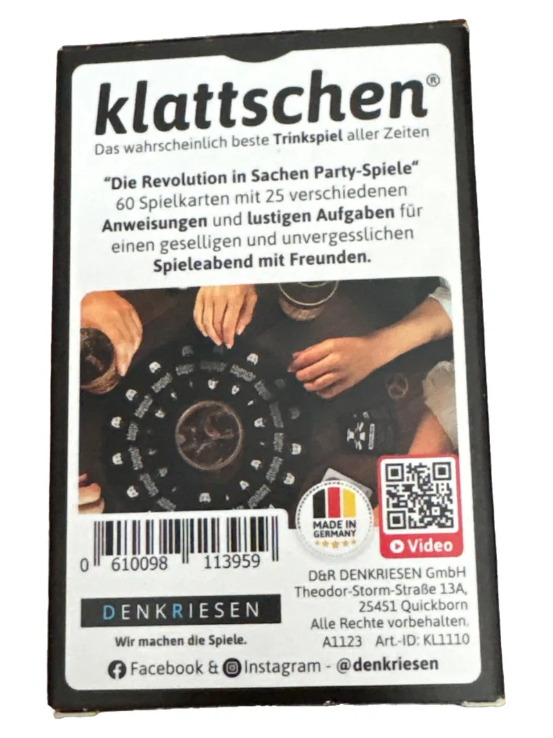 Denkriesen Klatschen Partyspiel Trinkspiel Kartenspiel Gesellschaftsspiel NEU 2