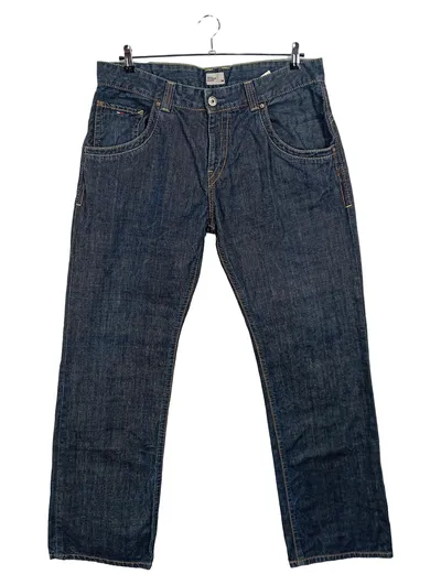 Tommy Hilfiger Herren Jeans Regular Fit Hose Blau Größe 38