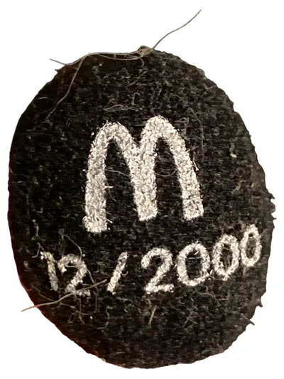 McDonald's Papa Schlumpf Plüschfigur Weihnachten 12cm Sammlerstück Mehrfarbig