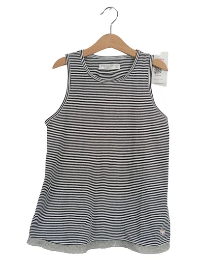 Abercrombie Kids Mädchen Top Gr. 146 Gestreift Sommer Baumwolle Stickerei
