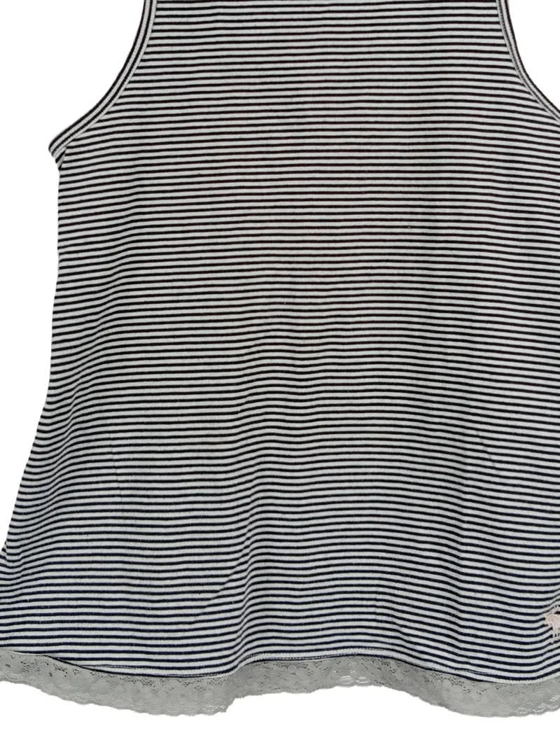 Abercrombie Kids Mädchen Top Gr. 146 Gestreift Sommer Baumwolle Stickerei 4