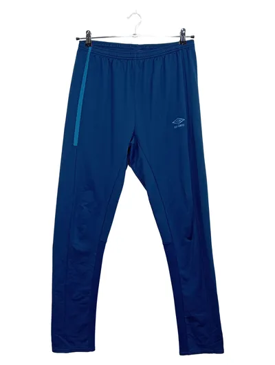 Umbro Trainingshose Herren Jogginghose Gr. L Blau Sporthose Polyester