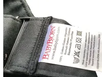 BabyBjörn Original Babytrage Schwarz 100% Baumwolle 3,5-11kg 4