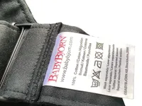 BabyBjörn Original Babytrage Schwarz 100% Baumwolle 3,5-11kg 5