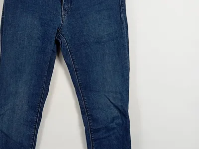 Replay Damen Jeans Skinny Fit W28/36/S Blau Casual Stretch