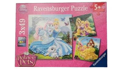Ravensburger Puzzle 3x49 Disney Palace Pets Prinzessinnen Kinder ab 5