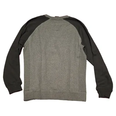 SMOG Herren Pullover Grau Schwarz Langarm Gr. 52;XL Casual Sweatshirt