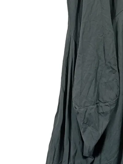 AERFAN Damen Ballonkleid Gr. 38/M Grau Made in Italy Casual