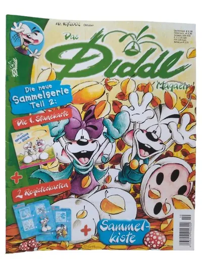 Diddl Magazin Nr. 10/2002 Oktober Sammelserie Teil 2 Stanzkarte