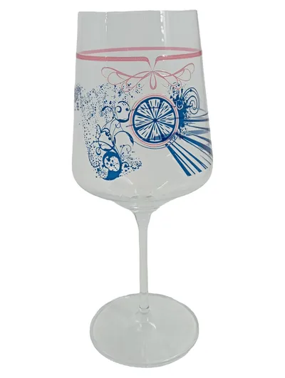 Ritzenhoff Weizenbierglas Glas Transparent 23cm Abstrakte Kunst Grafik