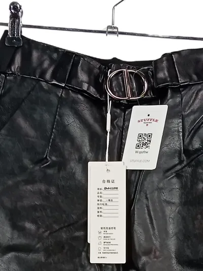 BAIMEIHUI Damen Wide Fit Jeans L Schwarz Modern