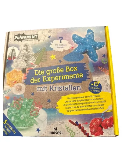 moses. PhänoMINT Große Box der Experimente mit Kristallen 5 Versuche