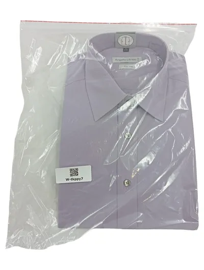 Angelo Litrico Herren Business Hemd Gr. L/50 Lila Easy Iron Baumwolle