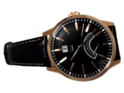 Esprit Herren Armbanduhr Leder Edelstahl Business Elegant Schwarz 5cm