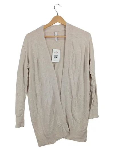everme Damen Strickjacke Gr. 38/M Casual Beige Langarm Cardigan