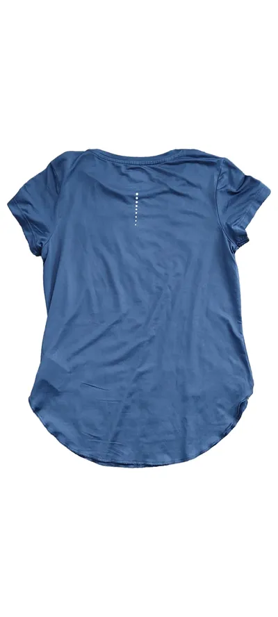 CRIVIT Damen Funktionsshirt Sport T-Shirt Blau Gr. S 36/38 Recycled