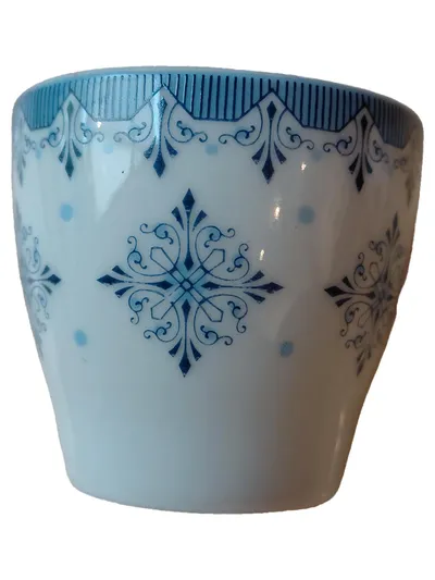 Wunsiedel Eierbecher Keramik Klassisch Grafisch Blau 6cm Höhe