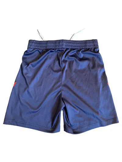 Hummel Kinder Sport Shorts Gr. 152 Blau Rot Fußball Handball
