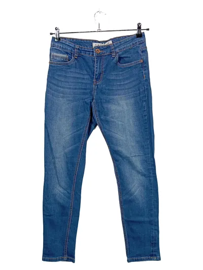Denim Co Damen Jeans Slim Fit Blau Gr. 38 W29 Stretch Casual