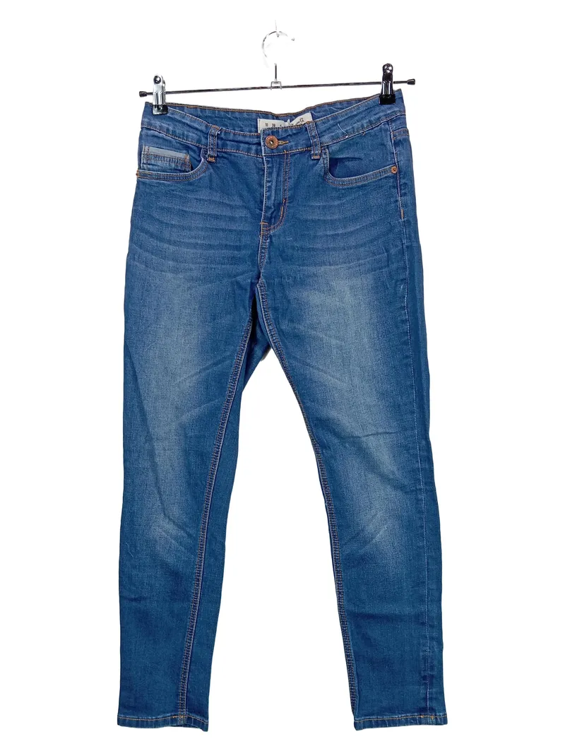 Denim Co Damen Jeans Slim Fit Blau Gr. 38 W29 Stretch Casual 1