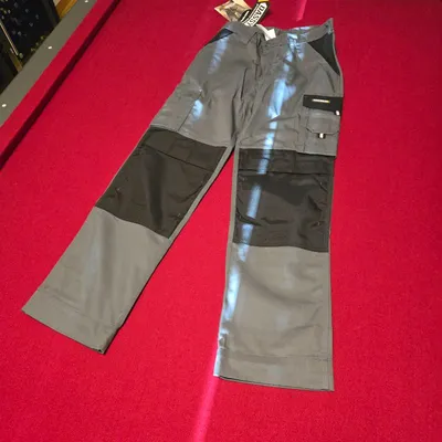 DASSY Boston Arbeitshose Herren Gr. 52 Grau/Schwarz Bundhose NEU