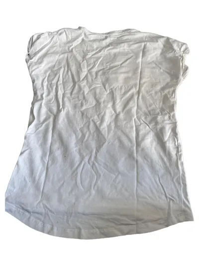 GUESS Kinder T-Shirt Weiß Blumenprint Gr. 10/140 Casual