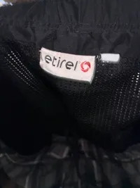 Etirel Herren Badeshorts Gr. L Kariert Grau Schwarz Badehose 6