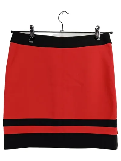 ORSAY Damen Sportrock Gr. 36 Rot Schwarz Streifen Minirock