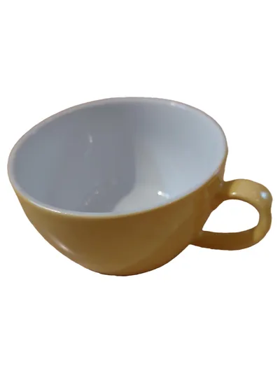 KAHLA Tasse Porzellan Gelb 250ml Basic Kaffeebecher Teetasse