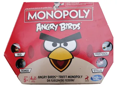 Hasbro Gaming Monopoly Angry Birds Brettspiel Kinder Familienspiel Würfelspiel