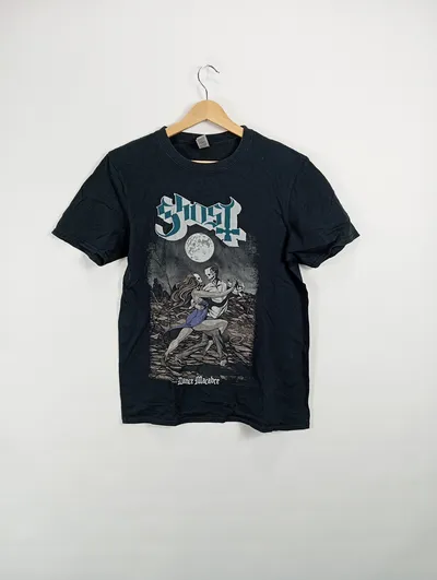 Gildan Ghost T-Shirt Dance Macabre Band Merch Schwarz Damen Gr. 38 M Baumwolle