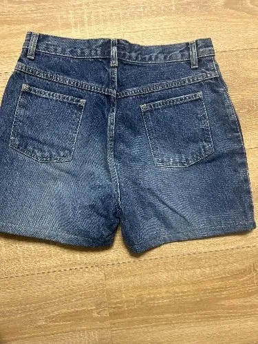 Street One Damen Jeans Shorts Blau W29/38 High Waist Denim Kurze Hose