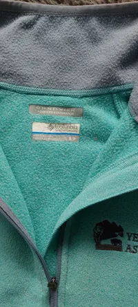 Columbia Fleece Pullover Damen Gr. S Türkis Yellowstone Omni-Wick 5