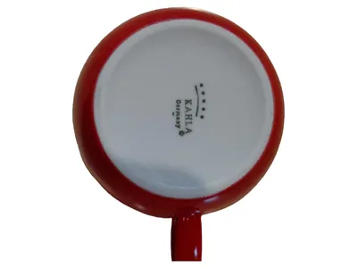 KAHLA Kaffeetasse Rot Modern Porzellan Tasse 350ml